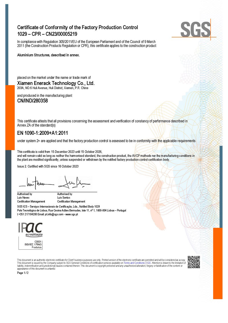 Certificaciones EN 1090
