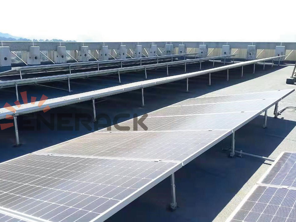 Sistema de inclinación ajustable de techo plano de concreto de 35KW en guatemala