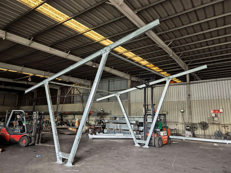 Marquesina para automóvil de acero al carbono galvanizado por inmersión en caliente